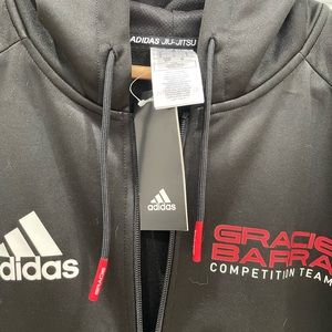 Gracie Barra x Adidas Competition Team Jacket in Black